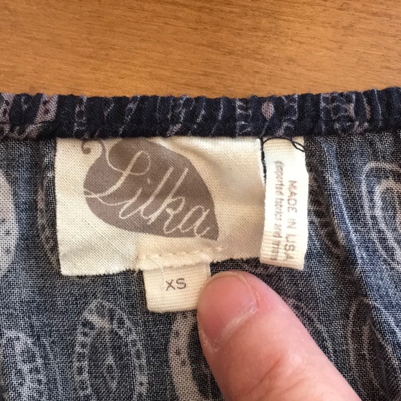 ANTHROPOLOGY LILKA ROMPER NAVY & RED - Picture 5 of 12